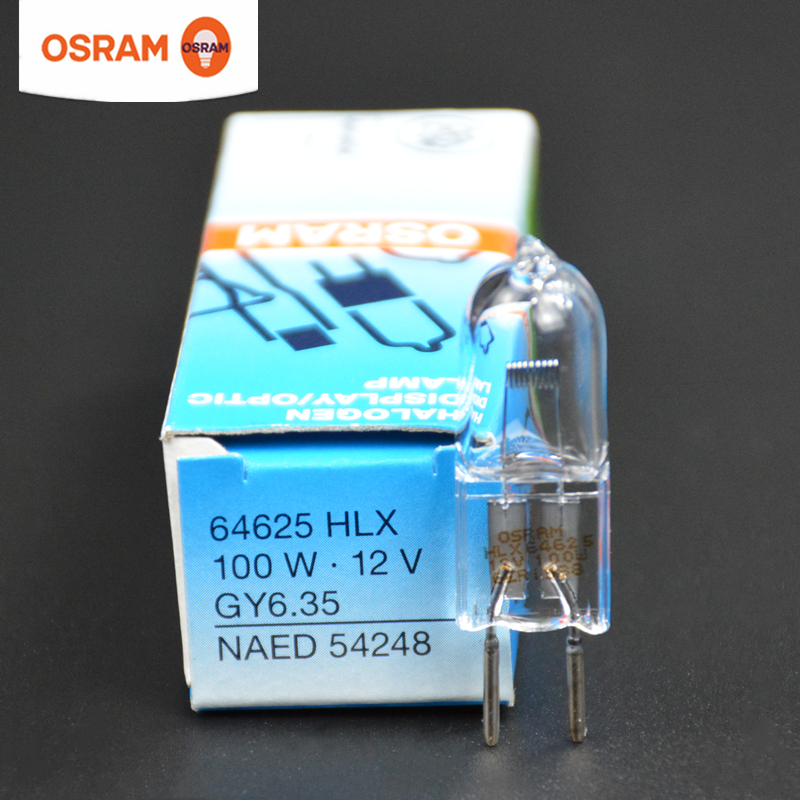 OSRAM欧司朗HLX卤素灯64625 12V100W光学仪器裂隙显微镜灯泡64623