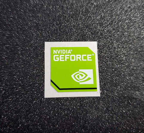 英伟达显卡标签原装正品笔记本NVIDIA贴纸 GTX GEFORCE CUDA标贴