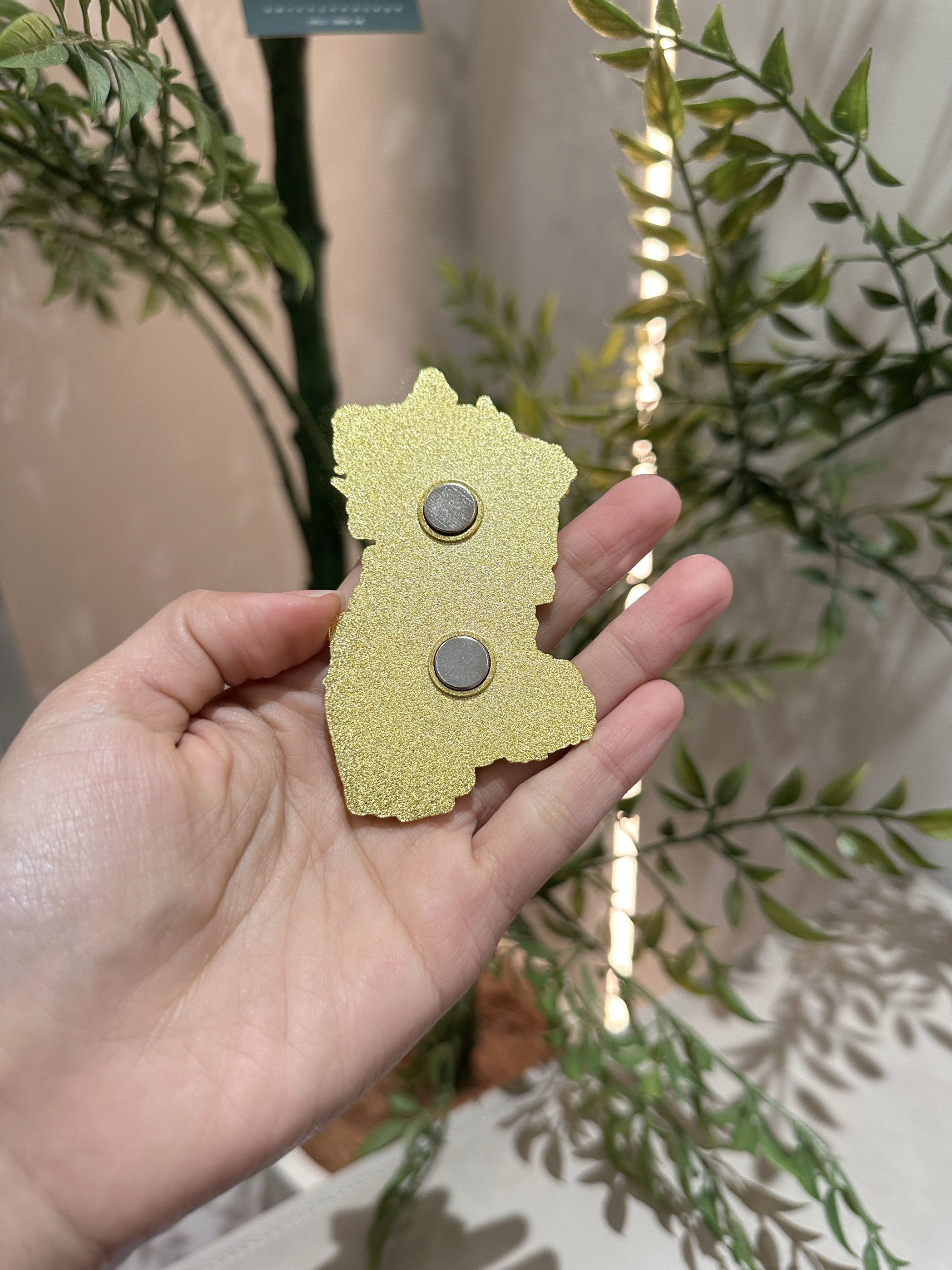 云南大理城市地图冰箱贴金属磁铁景点地标文创旅游纪念品伴手礼物
