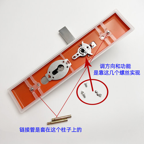 不锈钢把手门锁防盗门大门加厚通用型拉手超B级入户门大门锁具 - 图2