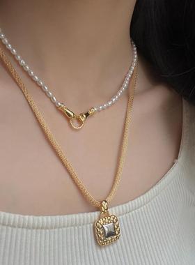 other黄铜镀24k金女小香风项链