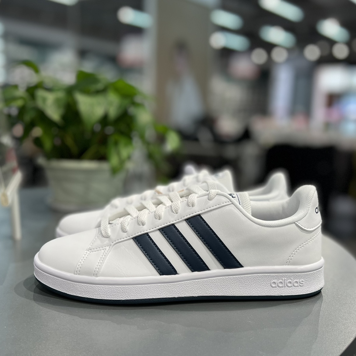 Adidas/阿迪达斯GRAND COURT BASE男女款运动鞋低帮休闲鞋FY8568 - 图0