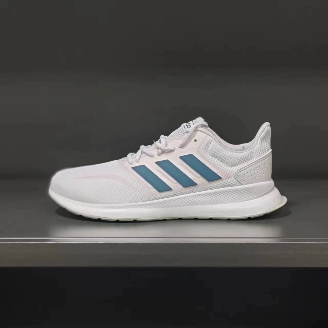 阿迪达斯/Adidas三叶草简约网面系带舒适轻便女休闲运动鞋EG8627 - 图0