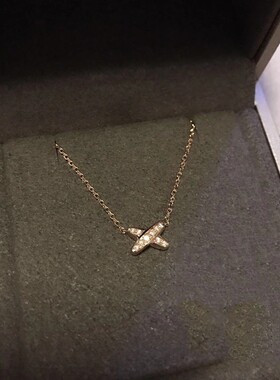 liens欢缘交叉林小宅同款项链