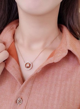 3家小红书推荐时来运转双圈项链