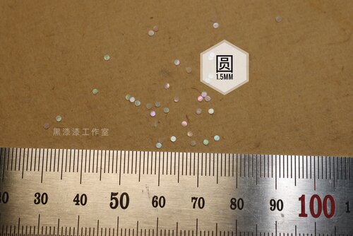 螺钿花圆形贝壳片大漆镶嵌直径1mm-7mm漆艺漆器漆画材料定制 - 图2