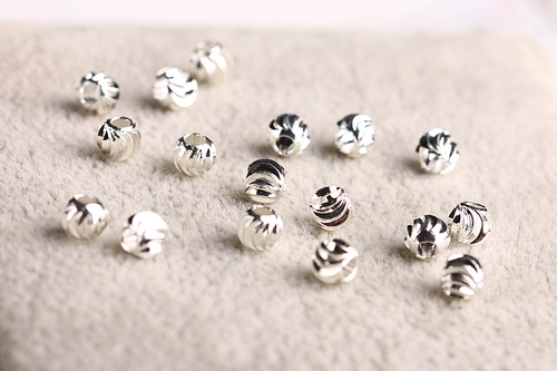 Медные серебряные бусины, аксессуары ручной работы, DIY