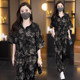 ຊຸດລະດູຮ້ອນ 2026 super hot two-piece suits for middle-aged women, mom, Korean style chic, a complete set of casual, western style-dancing age suit