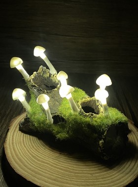 跨境枯木逢春小夜灯手工diy藤条树木装饰摆件家居送礼物男女朋友