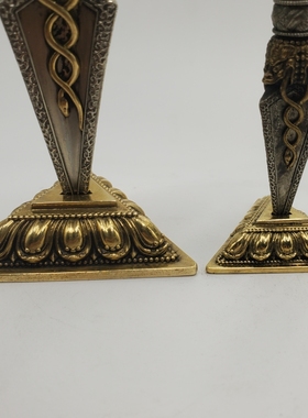 精品黄铜普巴撅金刚杵降魔杵底座