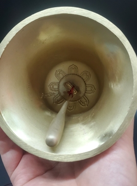 纯铜精工金刚铃铛黄铜声音好