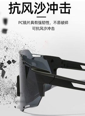 骑行眼镜变色日夜两用防风运动