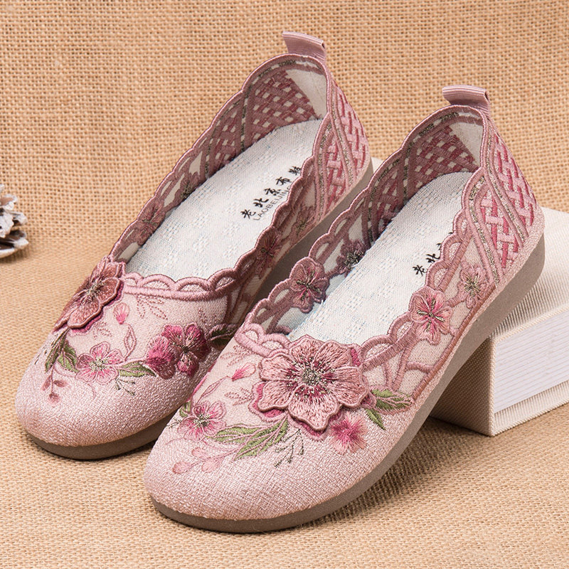 老北京布鞋女柔软透气汉服鞋中老年人舒适鞋防滑软底复古妈妈鞋,淘宝优惠券,粉丝福利购,淘宝优惠卷