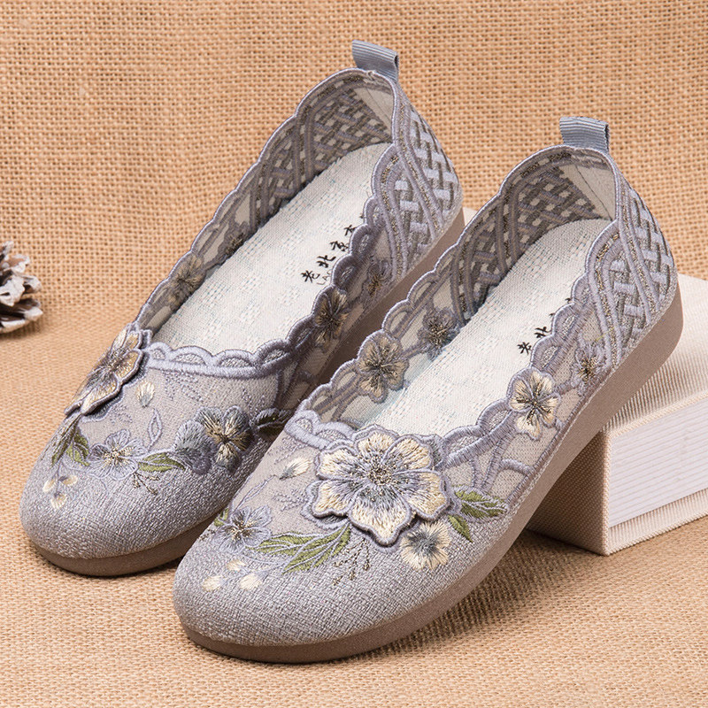 老北京布鞋女柔软透气汉服鞋中老年人舒适鞋防滑软底复古妈妈鞋,淘宝优惠券,粉丝福利购,淘宝优惠卷