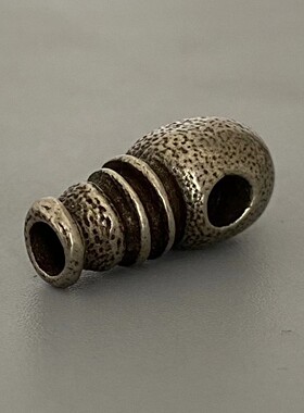 藏式白利马铜手工复古一体三通佛珠手串配饰配件西藏特色文玩百搭