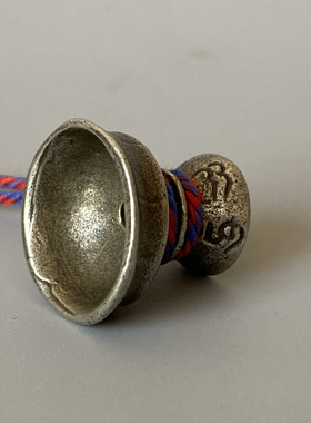 藏式利马铜手工制作小号古朴酥油灯西藏文玩吊坠挂件摆件包挂侧挂