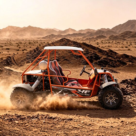 Shaft drive off-road kart double kart