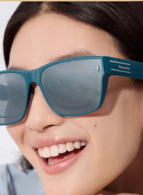 蕉下方形中框折叠近视套镜FD498