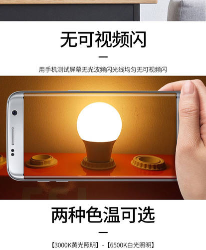 佛山照明led灯泡E27螺口大功率球泡超亮节能灯30w45w55w工厂仓库 - 图1