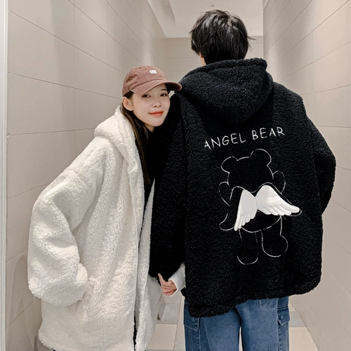 Tide, зимняя парная одежда для влюбленных, брендовый пуховик, утепленная демисезонная куртка, французский стиль, с медвежатами