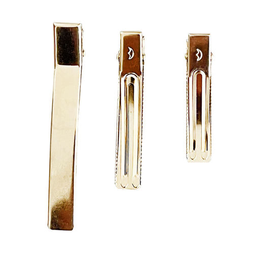 韩高端加厚5-6-8cmDIY双插银白色鸭嘴夹手工自制头饰一字边夹材料 - 图3