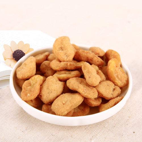 甘源蟹黄味蚕豆散装5斤兰花豆酱汁牛肉蟹黄豆零食豆瓣片整箱炒货 - 图0