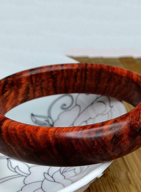 厂家批发 老挝红酸枝手镯 木雕女士手镯子木雕工艺品首饰配饰礼品