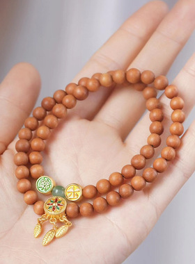 芭比檀香DIY风灵款手链规格0.6男女款文玩念珠装饰品首饰厂家批发