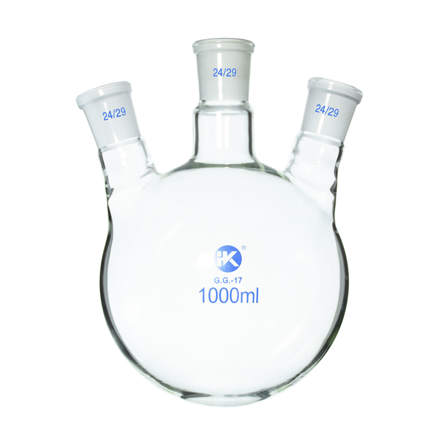斜三口烧瓶25/50/100/250/500ml/1L/2L/3L/5L/10L圆底反应瓶,淘宝优惠券,粉丝福利购,淘宝优惠卷