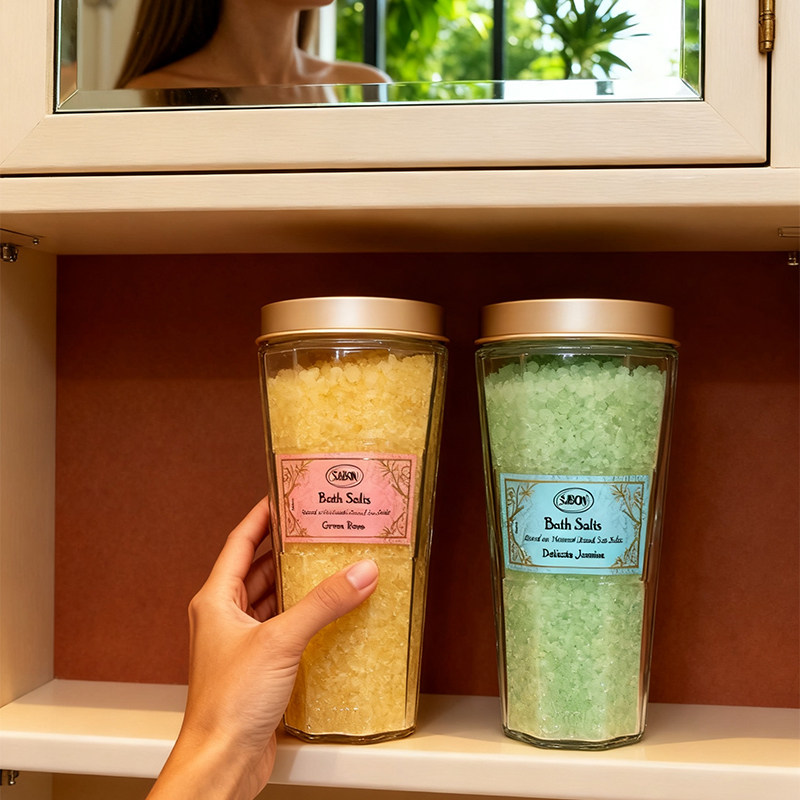 sabon萨邦浴盐清漾茉莉300g舒缓柔润补水全身清洁死海盐沐浴露,淘宝优惠券,粉丝福利购,淘宝优惠卷