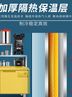 水吧台商用奶茶店设备全套一体柜