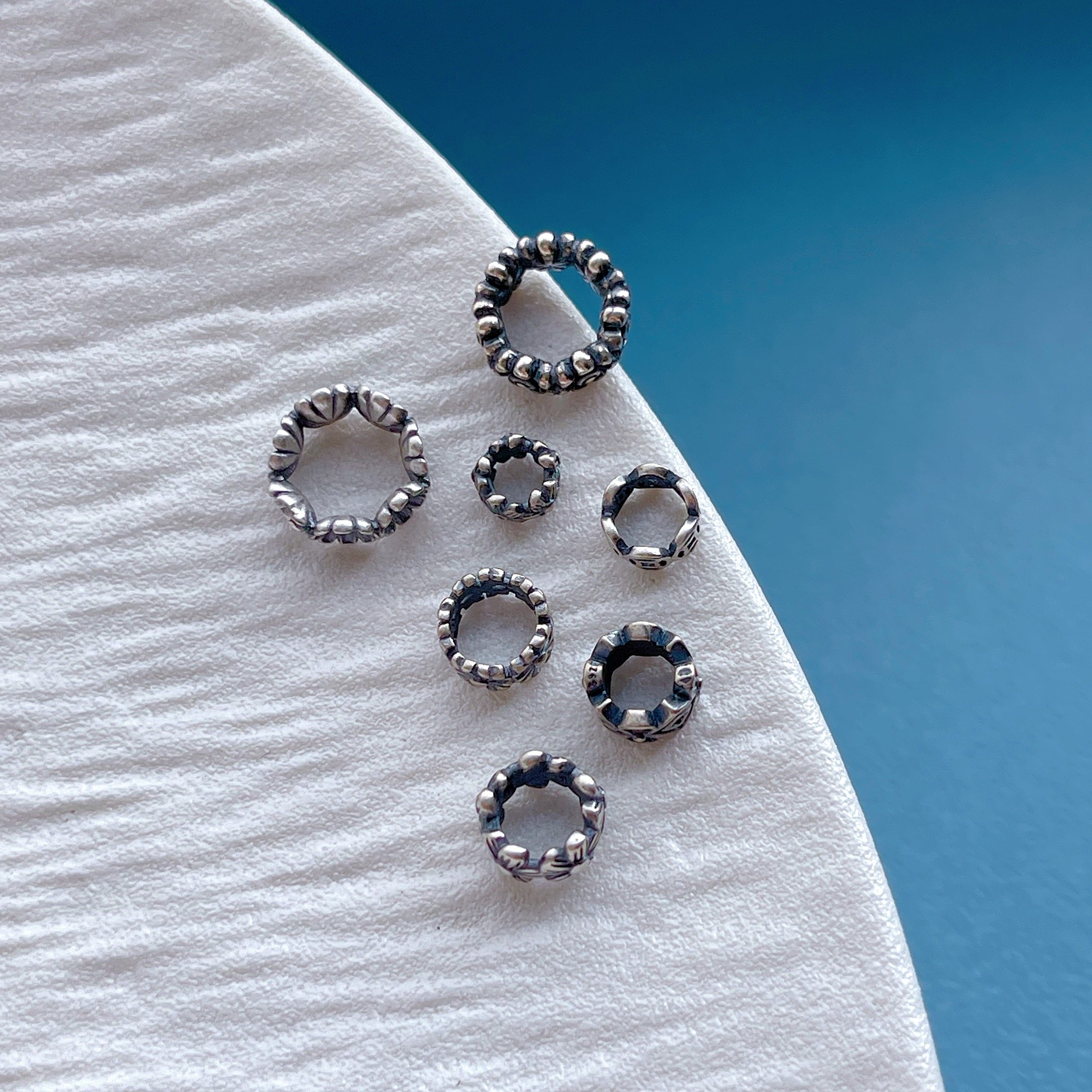 s925纯银饰配件手串包珠环隔珠隔片跑环连接环闭口圈盘缠diy手串,淘宝优惠券,粉丝福利购,淘宝优惠卷