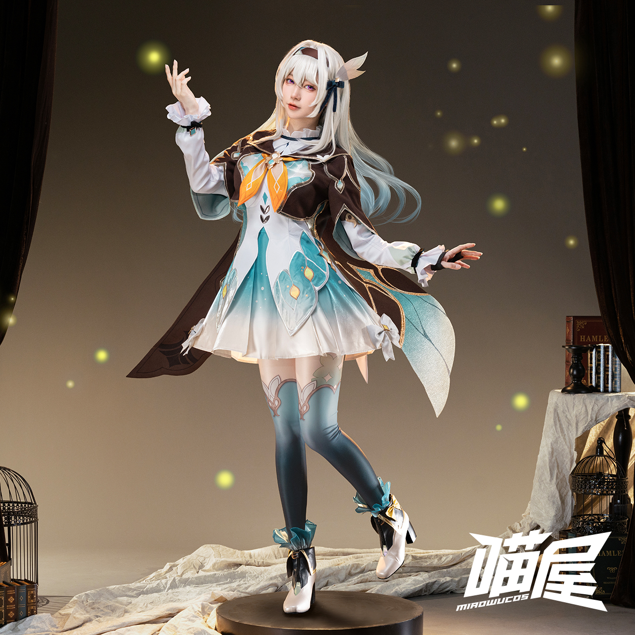 喵屋小铺崩坏星穹铁道cos服知更鸟流萤cosplay服装游戏动漫女装 - 图2