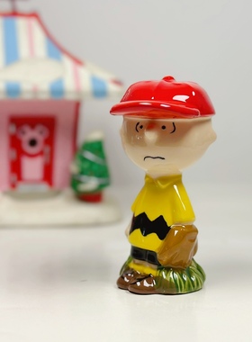 出口日系陶瓷调料罐史查理布朗