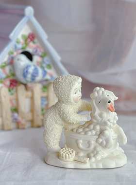 Department56陶瓷雪人雪娃工艺品