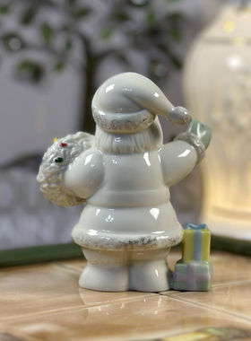 红手套花环瓷偶工艺品装饰