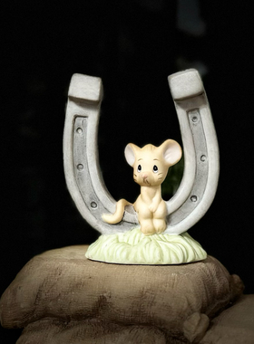 水滴娃娃乌龟松鼠兔子陶瓷装饰