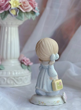 女孩4岁5岁场景人物陶瓷礼物