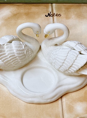 LENOX陶瓷烛台田园摆件