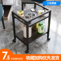 Mahjong Tea Table Tea Water Rack Mahjong Table Small Sides A Few Racks Chess room Playing Cards Movable Special Tea Water Table