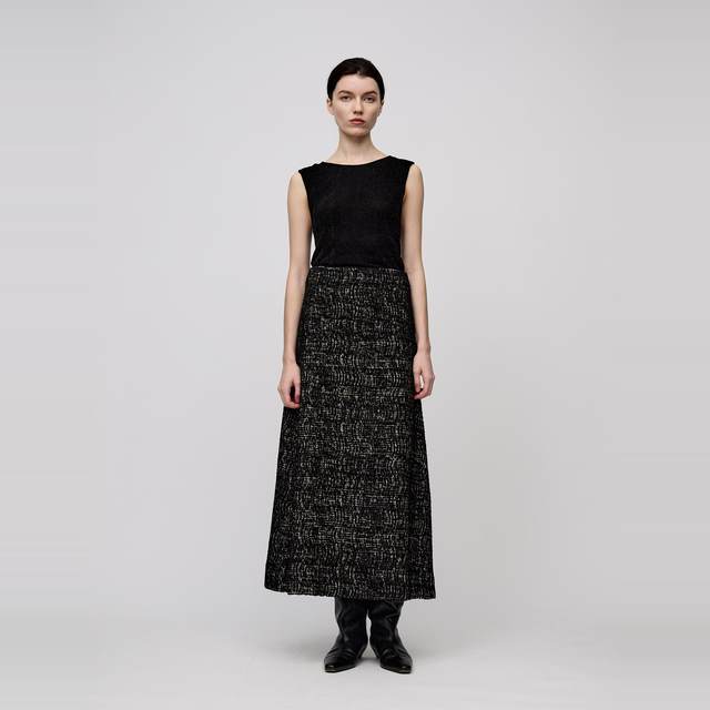 Cha Official | RUOHAN 24 Autumn and Winter Floral Pencil Skirt