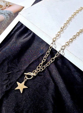 女童项链男孩女童潮酷穿搭装饰男童嘻哈爵士舞街舞超酷颈链配饰品