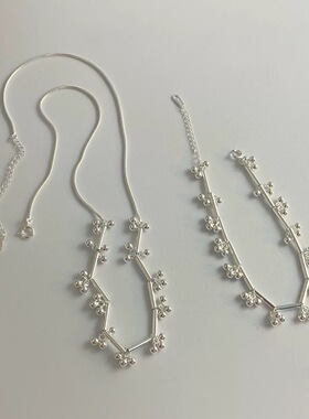 【两件包邮】小葡萄球串项链女网红小众设计感优雅百搭锁骨链手链