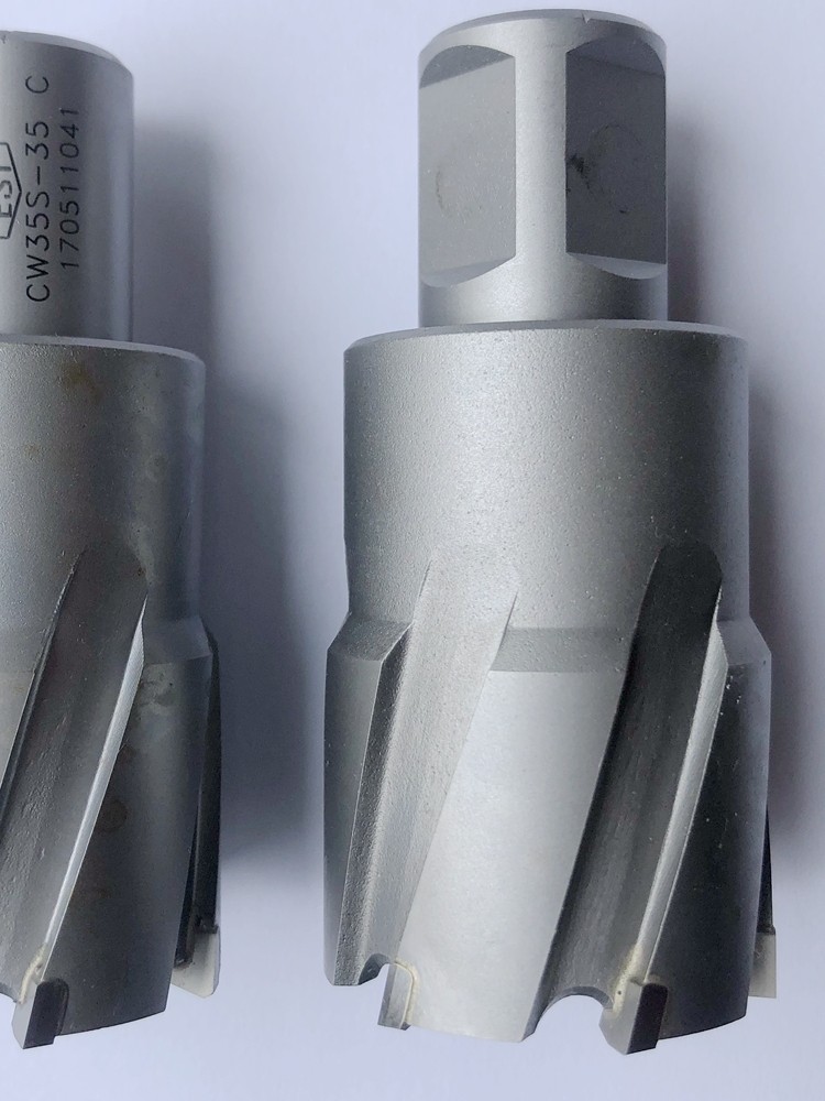 est恒锋空心钻头磁力钻打孔钻头取芯钢板钻磁座钻开孔器套料35mm