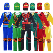 Hot Sell Ninja Cosplay Costumes Boy Jumpsuits Sets Halloween