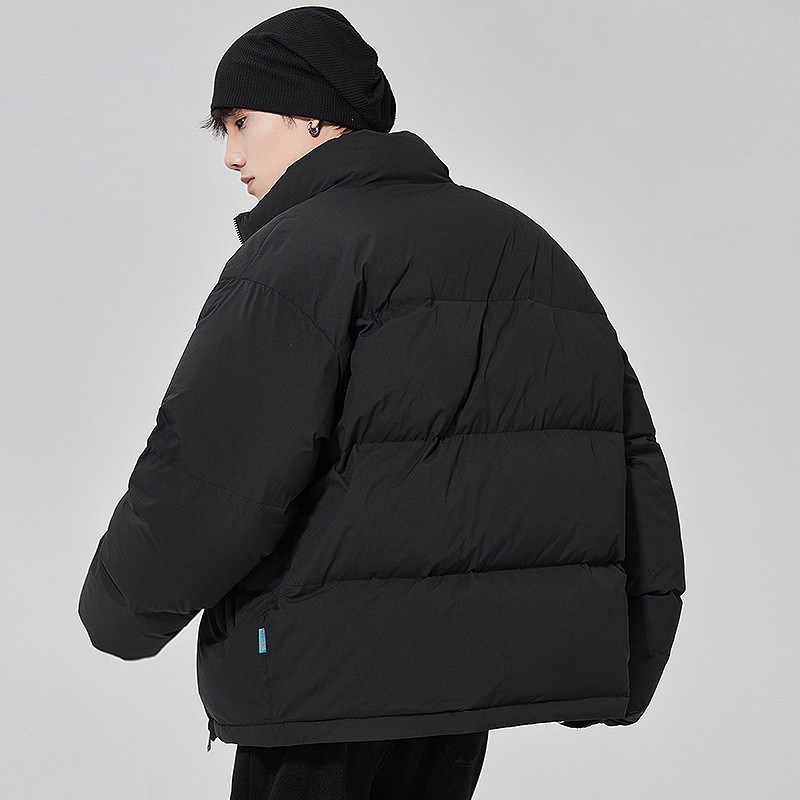 ALLIN 美式复古短款羽绒服男款冬季潮牌防寒保暖情侣款面包服外套,淘宝优惠券,粉丝福利购,淘宝优惠卷