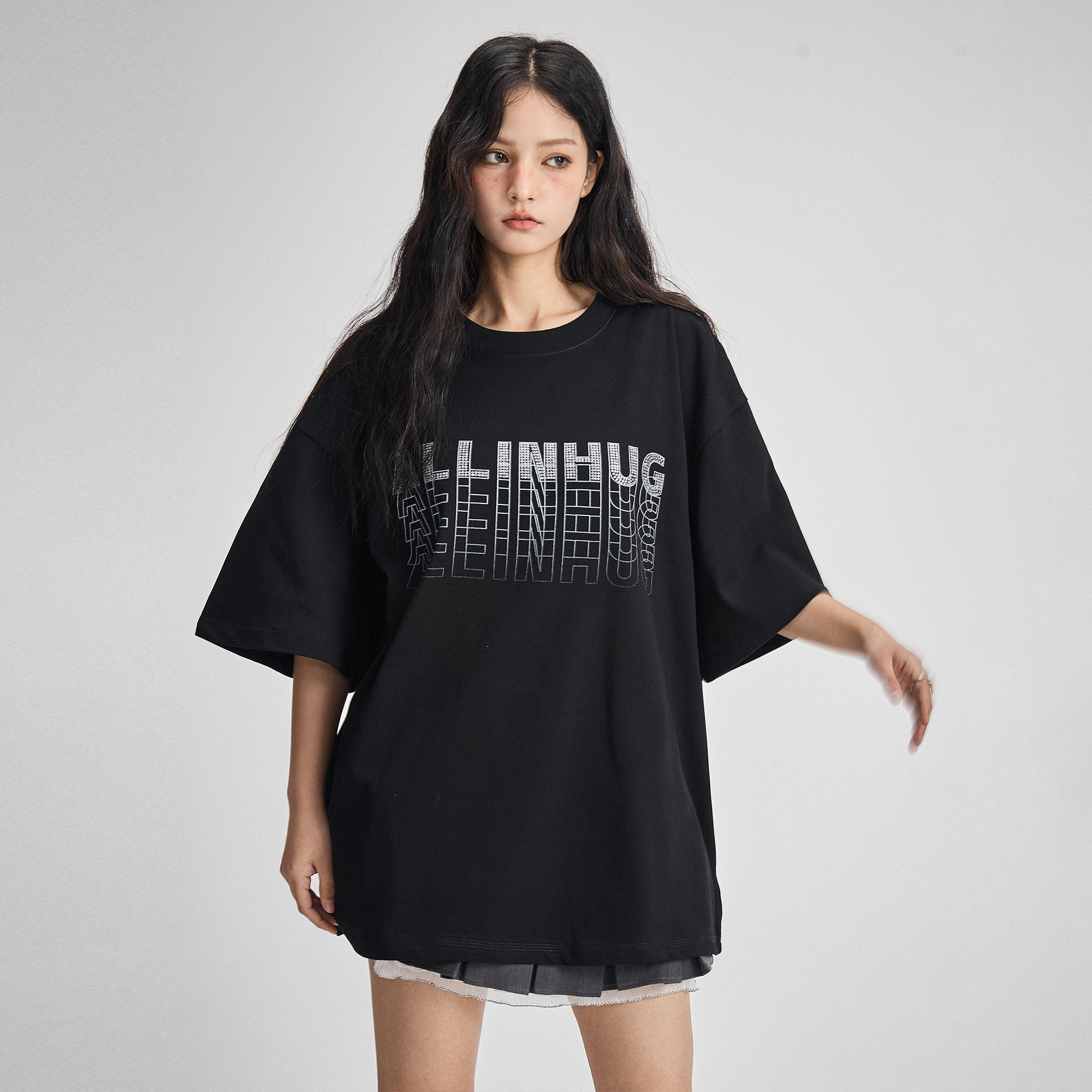 ALLIN 夏季美式重磅纯棉男t恤短袖2025新款潮流印花半袖体恤上衣,淘宝优惠券,粉丝福利购,淘宝优惠卷