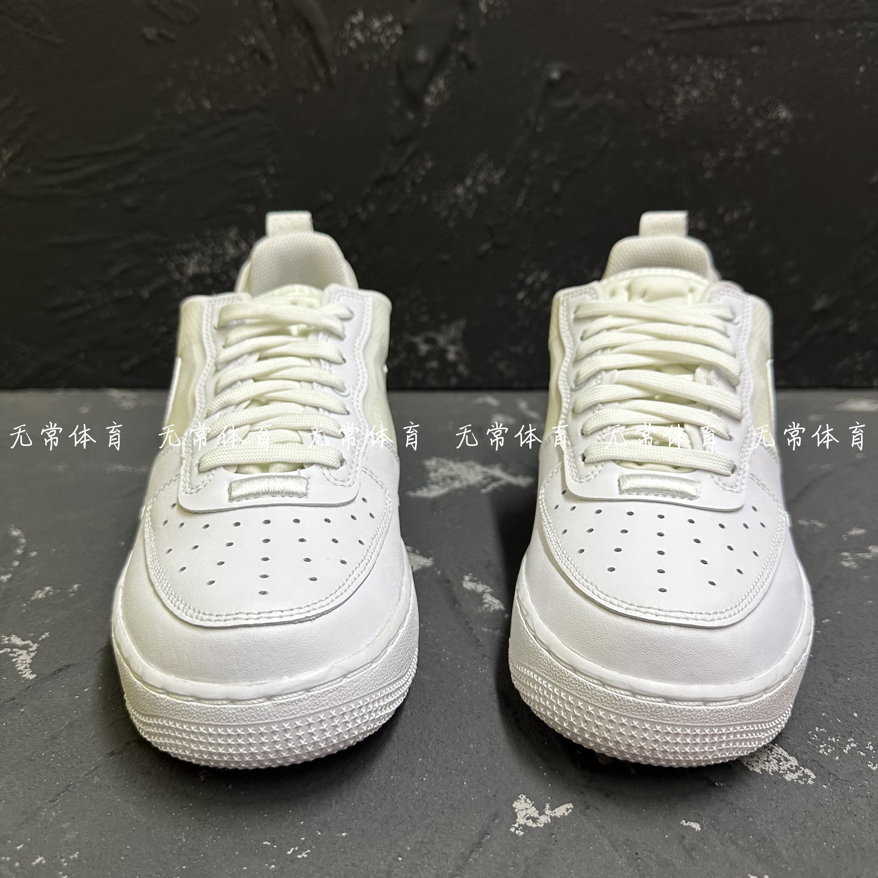 Nike/耐克男女鞋2023夏季新款AIR FORCE 1 REACT运动鞋DM0573-100 - 图2