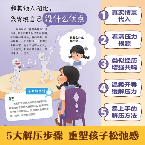 【4本】乐乐趣漫画 儿童松弛感顿感力修复力从小懂规矩心理自助漫画书科普儿童绘本3-6岁以上读物心理疏导儿童心理健康成长绘本Q 图片 4