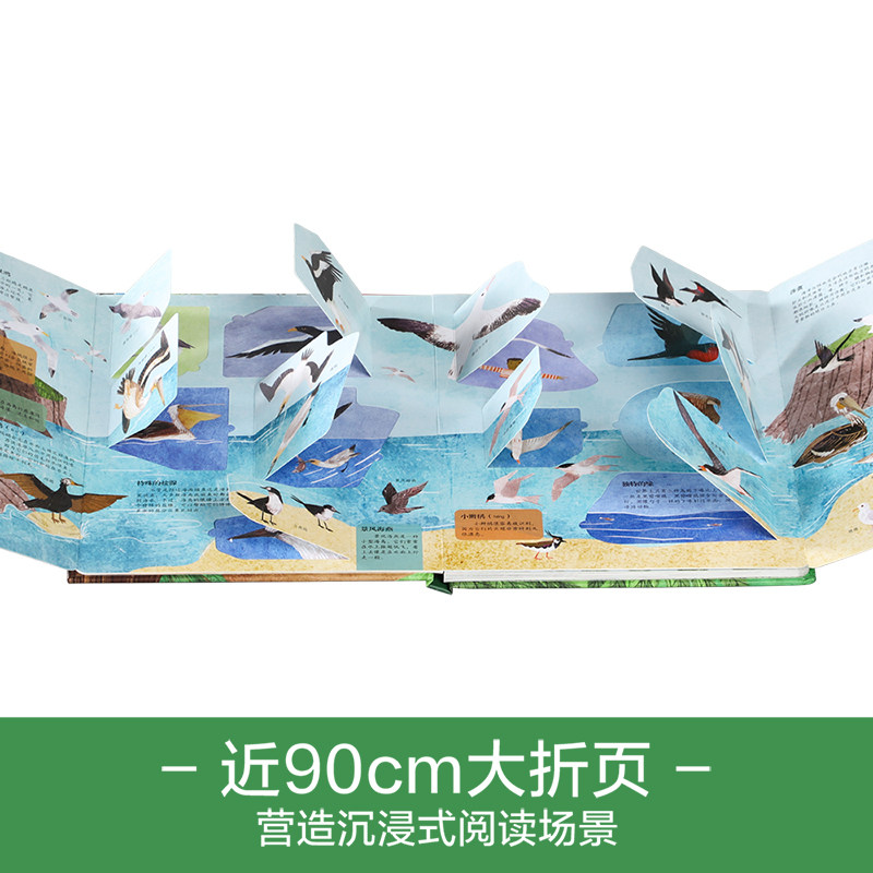 乐乐趣 揭秘鸟类立体翻翻书儿童3-6-4-8-10岁点读版系列3d全套动物植物汽车火车小学生航空天科普百科全书早教益智玩具机关绘本,淘宝优惠券,粉丝福利购,淘宝优惠卷